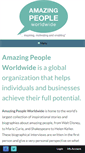 Mobile Screenshot of amazingpeopleworldwide.com